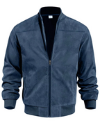 Veste Bomber Classique avec Col Côtelé pour Homme | Idéal pour Le Quotidien