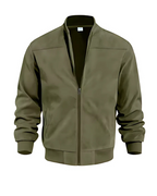 Veste Bomber Classique avec Col Côtelé pour Homme | Idéal pour Le Quotidien