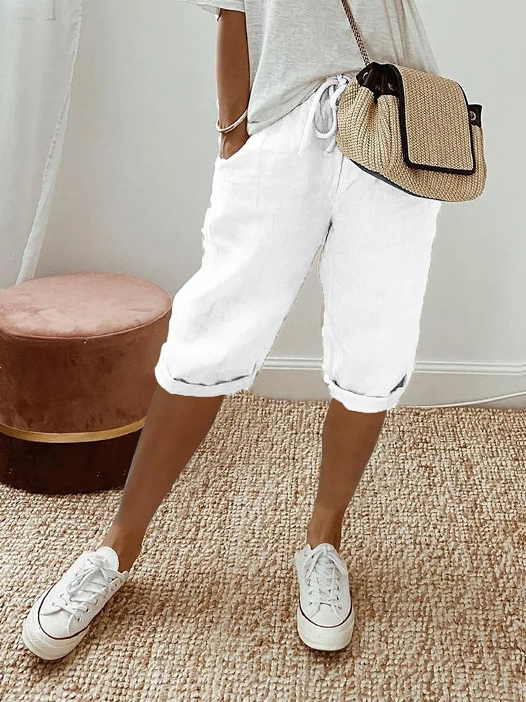 Pantalon Cordon avec Coupe Ample pour Femme | Idéal pour l'Été