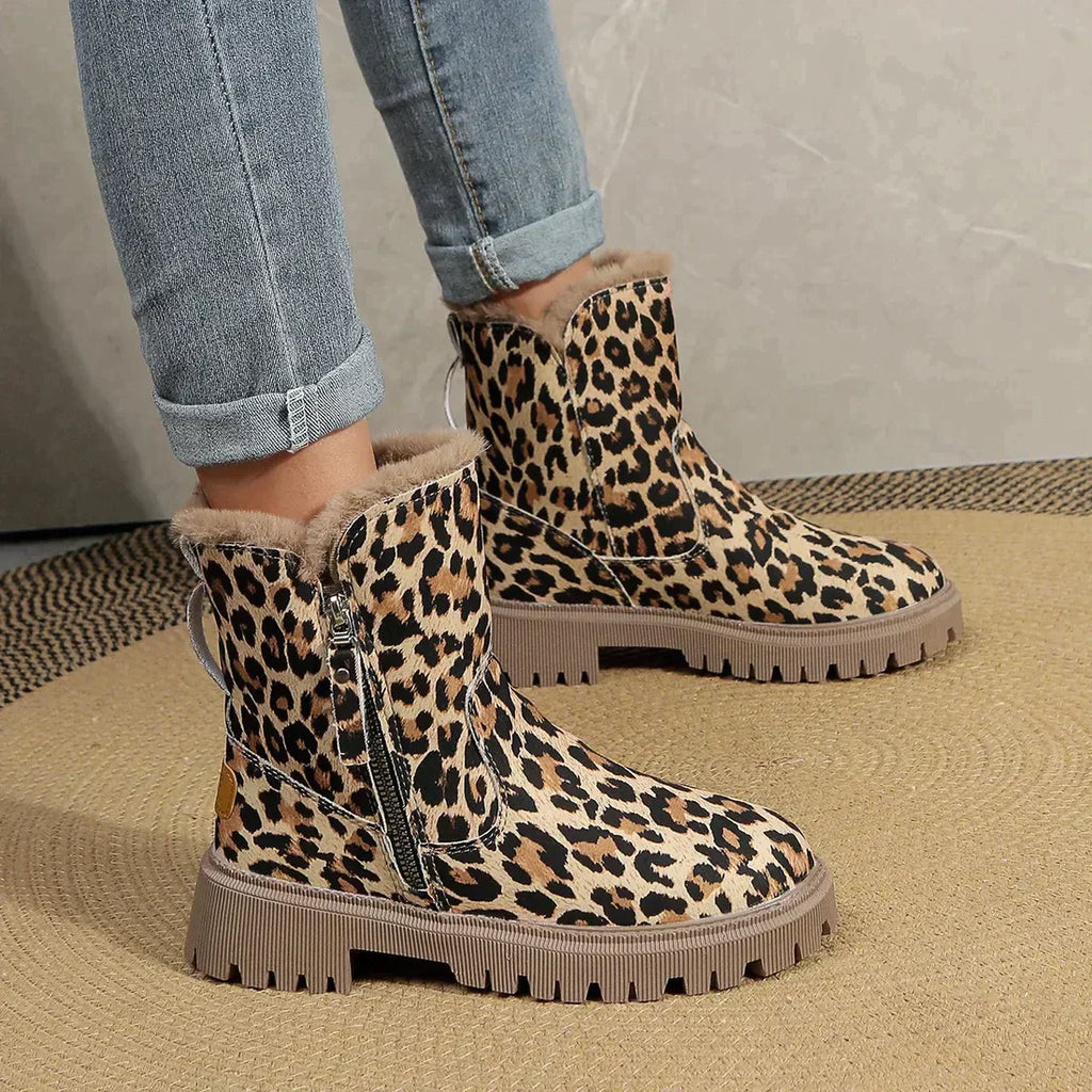 Bottes À Imprimé Léopard Pour Femmes | Idéal Pour Le Quotidien
