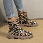 Bottes À Imprimé Léopard Pour Femmes | Idéal Pour Le Quotidien