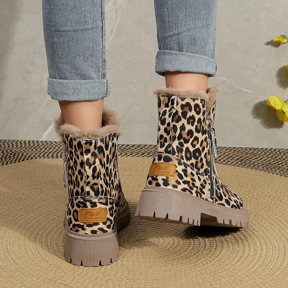 Bottes À Imprimé Léopard Pour Femmes | Idéal Pour Le Quotidien