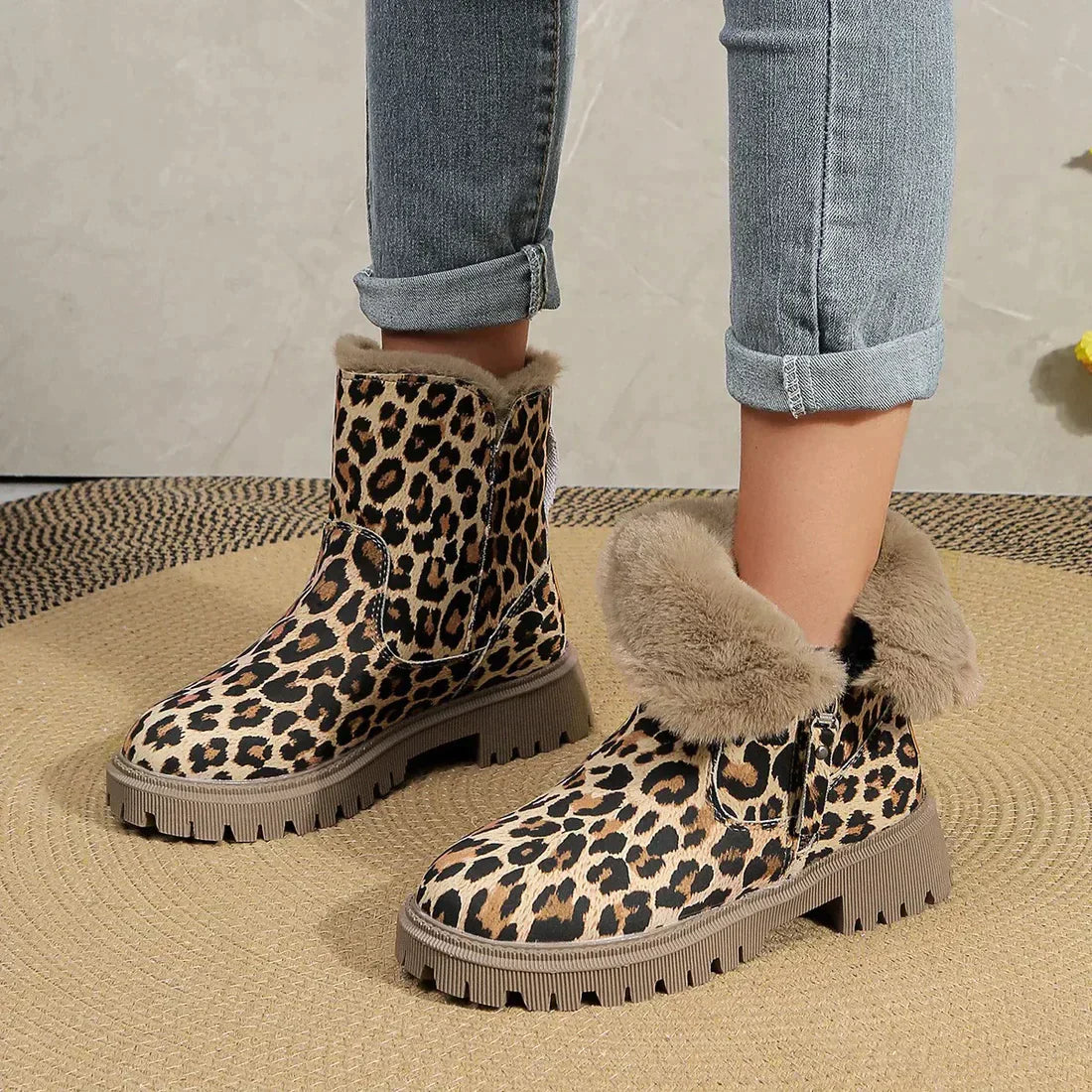 Bottes À Imprimé Léopard Pour Femmes | Idéal Pour Le Quotidien