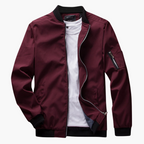 Veste Bomber Avec Poches Zippées Et Coupe Classique Pour Homme | Idéal Pour La Mi-Saison Et Un Usage Quotidien