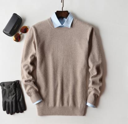 Pull Col Rond Uni À Manches Longues Pour Homme | Idéal Pour Un Usage Quotidien