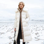 Manteau Long d’Hiver avec Col Montant pour Femme | Idéal pour la Saison Froide