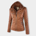 Veste Courte avec Capuche Amovible pour Femme | Idéale pour la Mi-Saison