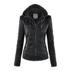 Veste Courte avec Capuche Amovible pour Femme | Idéale pour la Mi-Saison