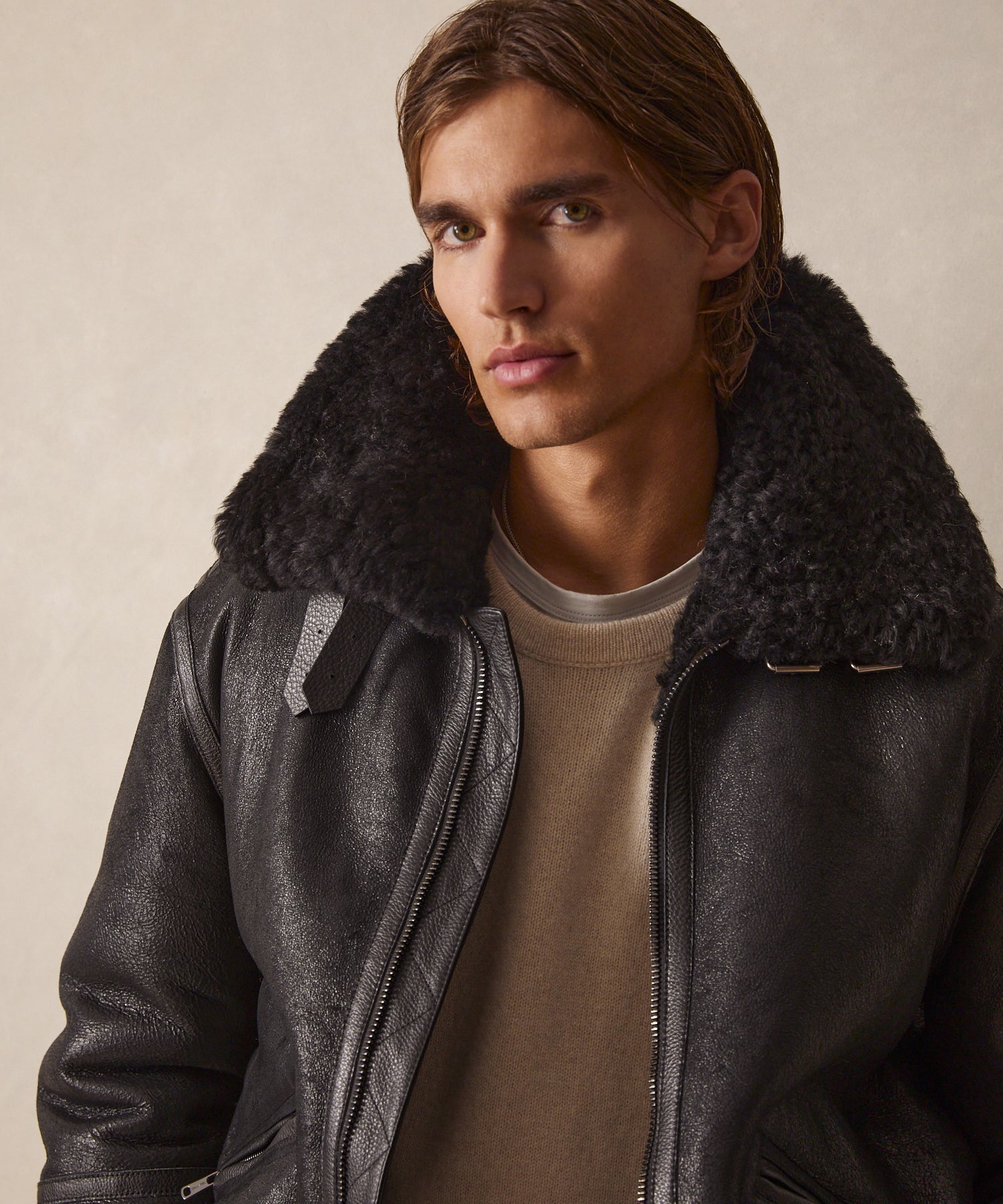 Veste Aviateur Noire pour Hommes | Idéale pour Saison Froide