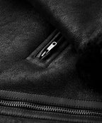 Veste Aviateur Noire pour Hommes | Idéale pour Saison Froide