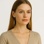 Boucles D’Oreilles Longues À Franges pour Femme | Idéales pour Les Événements Et Les Soirées