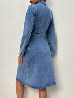 Robe Midi Avec Fermeture Boutonnée Pour Femmes | Idéale Pour Un Usage Quotidien Et Décontracté