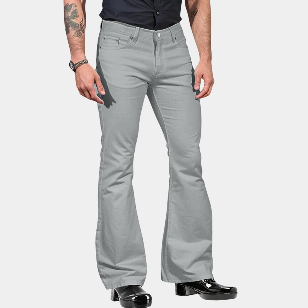Pantalon Évasé À Taille Haute avec Cinq Poches pour Homme | Idéal pour Un Usage Quotidien