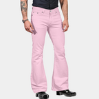 Pantalon Évasé À Taille Haute avec Cinq Poches pour Homme | Idéal pour Un Usage Quotidien