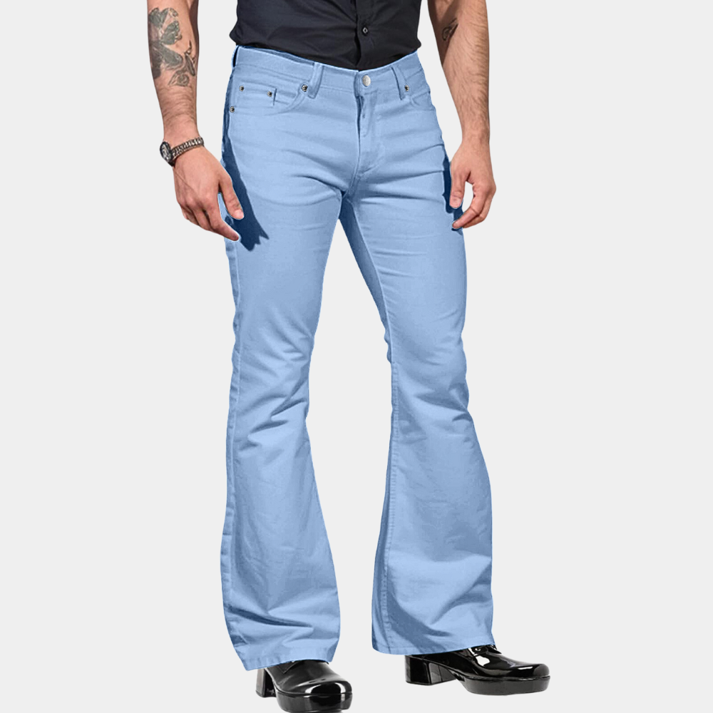 Pantalon Évasé À Taille Haute avec Cinq Poches pour Homme | Idéal pour Un Usage Quotidien