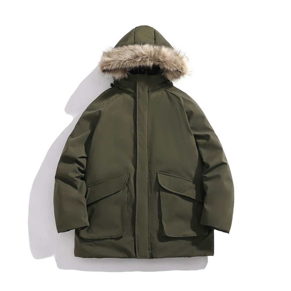 Manteau d’Hiver avec Capuche pour Hommes | Idéal pour la Saison Froide