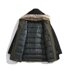 Manteau d’Hiver avec Capuche pour Hommes | Idéal pour la Saison Froide