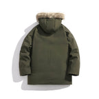 Manteau d’Hiver avec Capuche pour Hommes | Idéal pour la Saison Froide