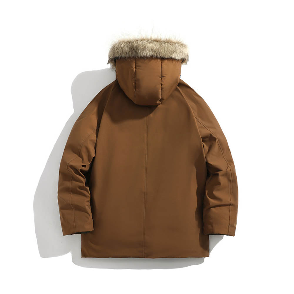 Manteau d’Hiver avec Capuche pour Hommes | Idéal pour la Saison Froide