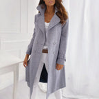 Manteau Long avec Boutons pour Femme | Idéal pour Toutes les Saisons