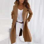 Manteau Long avec Boutons pour Femme | Idéal pour Toutes les Saisons