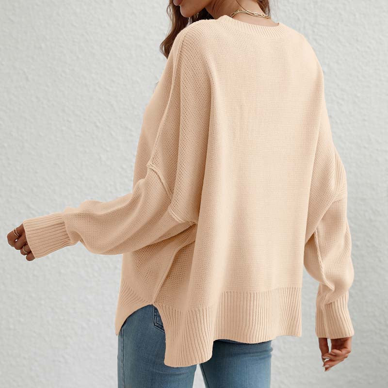 Pull En Maille Avec Coupe Classique Et Manches Longues Pour Femmes | Adapté Aux Tenues Quotidiennes