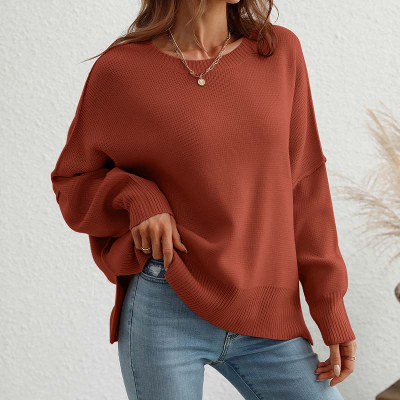 Pull En Maille Avec Coupe Classique Et Manches Longues Pour Femmes | Adapté Aux Tenues Quotidiennes