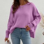 Pull En Maille Avec Coupe Classique Et Manches Longues Pour Femmes | Adapté Aux Tenues Quotidiennes