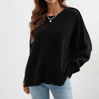 Pull En Maille Avec Coupe Classique Et Manches Longues Pour Femmes | Adapté Aux Tenues Quotidiennes