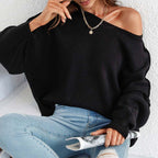 Pull En Maille Avec Coupe Classique Et Manches Longues Pour Femmes | Adapté Aux Tenues Quotidiennes