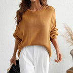 Pull En Maille Avec Coupe Classique Et Manches Longues Pour Femmes | Adapté Aux Tenues Quotidiennes