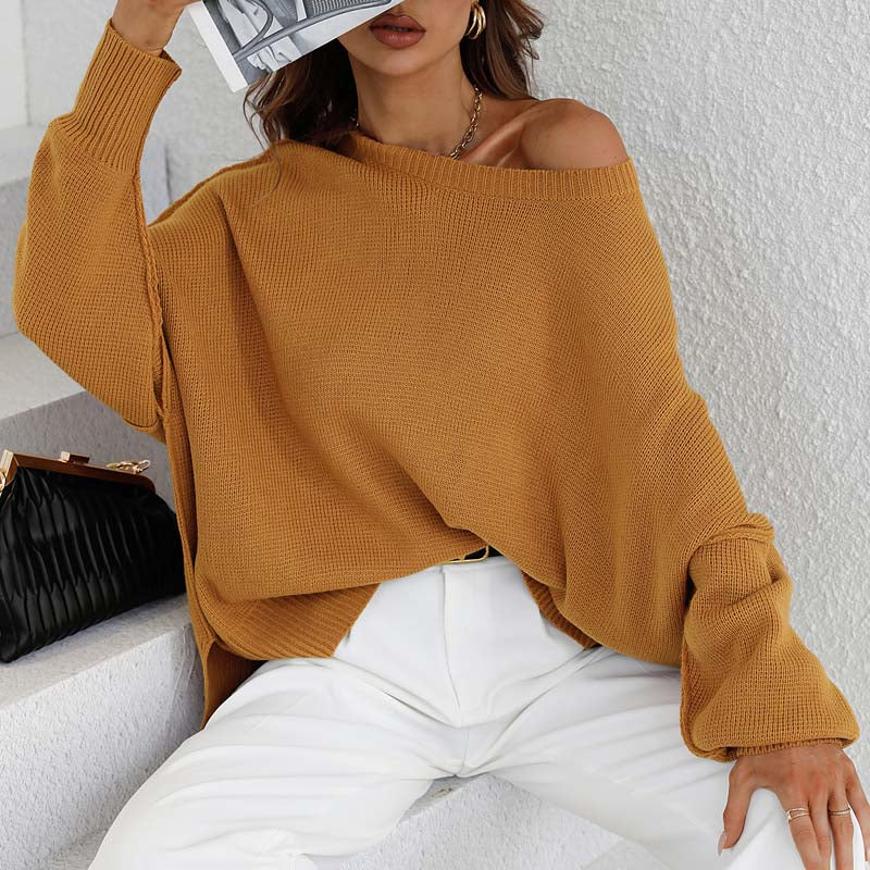 Pull En Maille Avec Coupe Classique Et Manches Longues Pour Femmes | Adapté Aux Tenues Quotidiennes