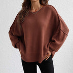 Pull En Maille Avec Coupe Classique Et Manches Longues Pour Femmes | Adapté Aux Tenues Quotidiennes