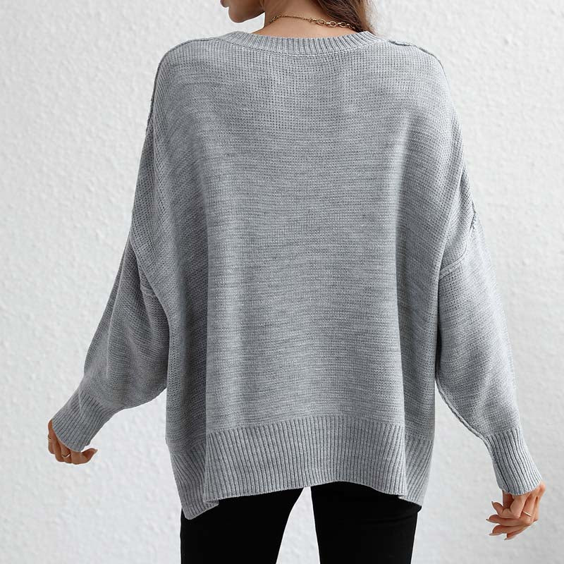 Pull En Maille Avec Coupe Classique Et Manches Longues Pour Femmes | Adapté Aux Tenues Quotidiennes