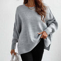 Pull En Maille Avec Coupe Classique Et Manches Longues Pour Femmes | Adapté Aux Tenues Quotidiennes