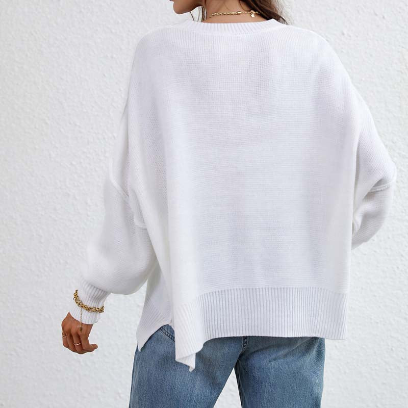 Pull En Maille Avec Coupe Classique Et Manches Longues Pour Femmes | Adapté Aux Tenues Quotidiennes