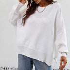 Pull En Maille Avec Coupe Classique Et Manches Longues Pour Femmes | Adapté Aux Tenues Quotidiennes
