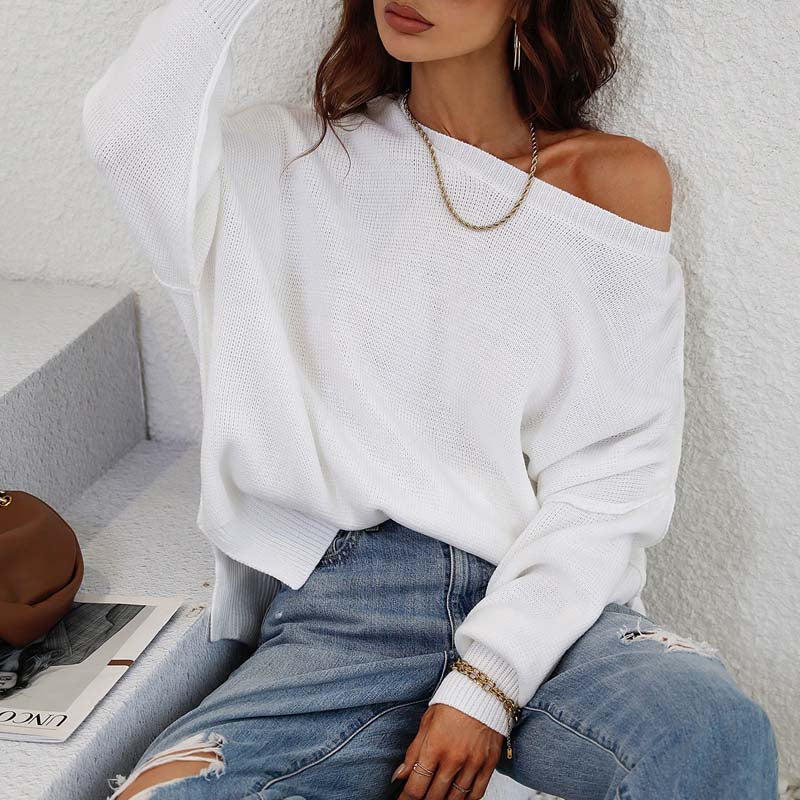 Pull En Maille Avec Coupe Classique Et Manches Longues Pour Femmes | Adapté Aux Tenues Quotidiennes