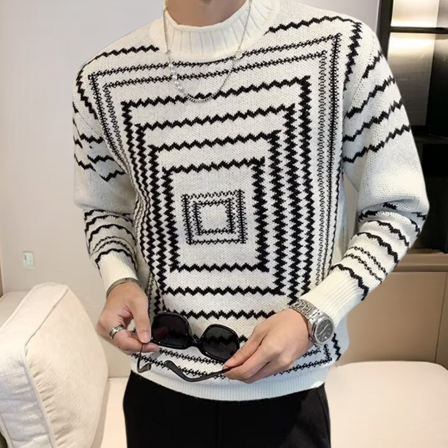 Pull en Maille à Coupe Droite pour Homme | Idéal pour un Usage Quotidien