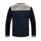 Veste Windbreaker Bicolore avec Col Montant et Fermeture Cachée pour Homme | Idéale pour la Mi-Saison et les Journées Fraîches