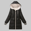 Veste d’Hiver Longue avec Capuche pour Femme | Idéale pour les Journées Froides et les Déplacements Quotidiens