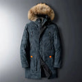 Manteau Long D’Hiver avec Capuche pour Homme | Idéal pour La Saison Froide