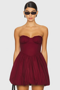Robe Mini Bustier à Volants pour Femme | Idéale pour l’Été et les Sorties Décontractées