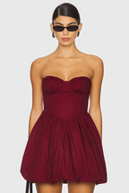 Robe Mini Bustier à Volants pour Femme | Idéale pour l’Été et les Sorties Décontractées