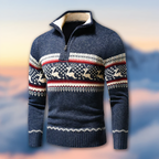 Pull À Demi-Zip Avec Col Montant Pour Homme | Idéal Pour Usage Quotidien