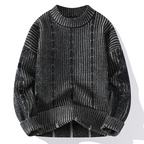Pull avec Motif Côtelé et Torsadé pour Adultes | Idéal pour Les Sorties Par Temps Frais