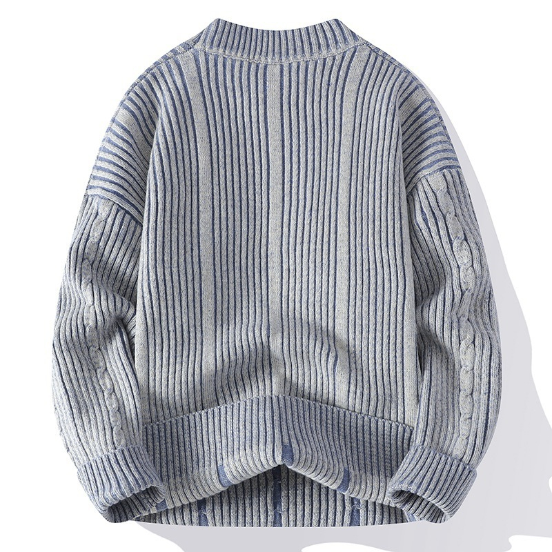 Pull avec Motif Côtelé et Torsadé pour Adultes | Idéal pour Les Sorties Par Temps Frais