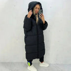 Manteau Long D’Hiver avec Doublure Intérieure pour Femme | Idéal pour Temps Froid