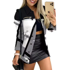 Blazer Décontracté À Manches Longues Avec Coupe Droite Pour Femme | Idéal Pour Le Travail Et L’Usage Quotidien