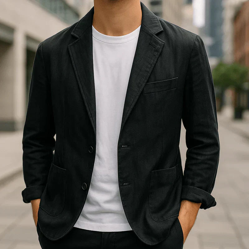 Blazer Léger Pour Homme Avec Coupe Ajustée | Idéal Pour Bureau Et Loisirs